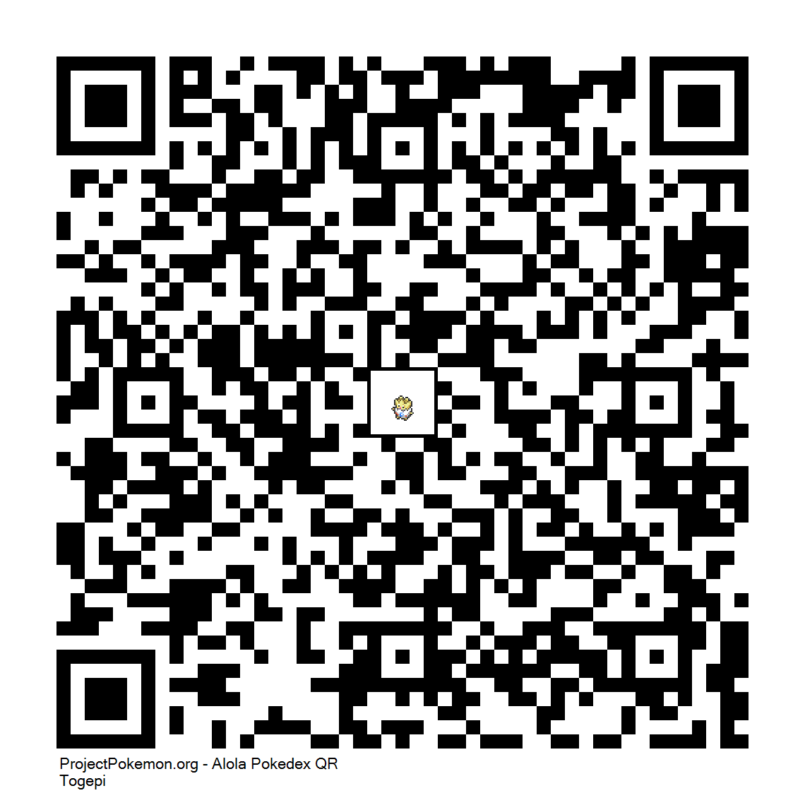 Cdigo QR de Togepi